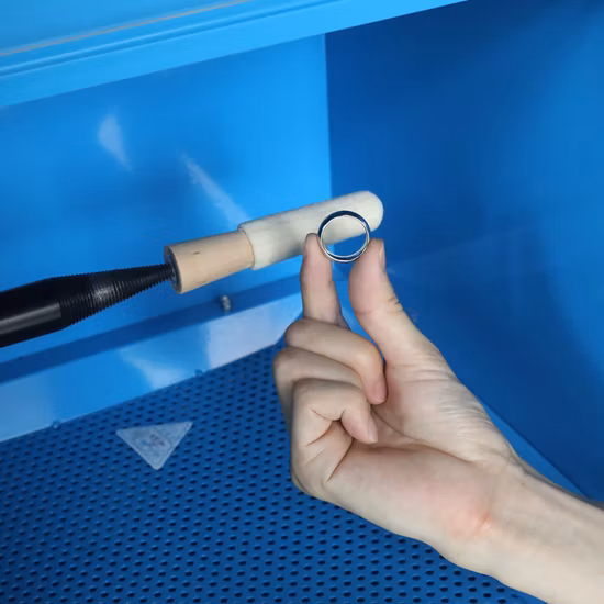 03t22 22 mm Dentallabor-Rotationspolierbürste, Baumwollgarn-Polierbürste